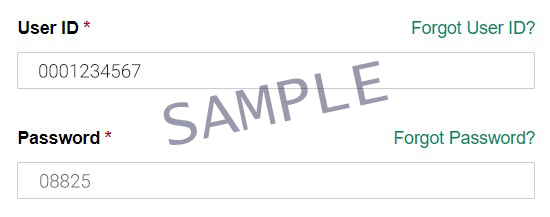 sample log in box, juror