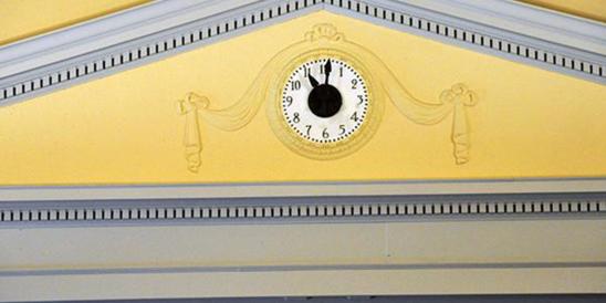 Clock at Back Entrance