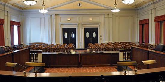 Original Courtroom from Front