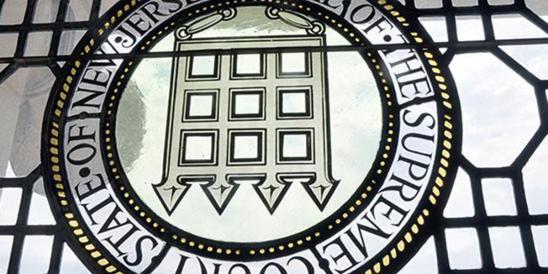 Stained Glass Seal of New Jersey Supreme Court
