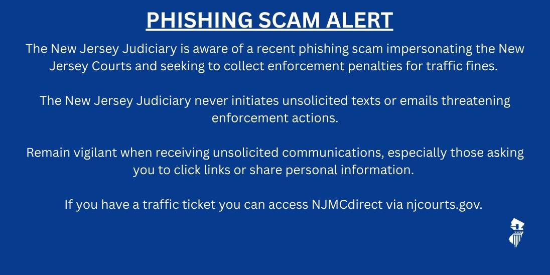 Phishing scam alert