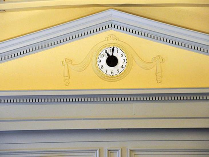 Clock at Back Entrance