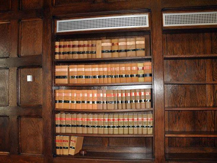 Bookshelf in Original Conference Room